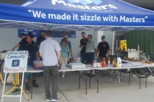 Members fundraising at Masters