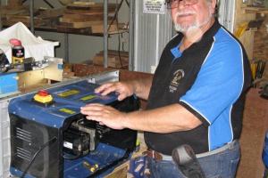 Dave Chalky White - heads the carpentry shop